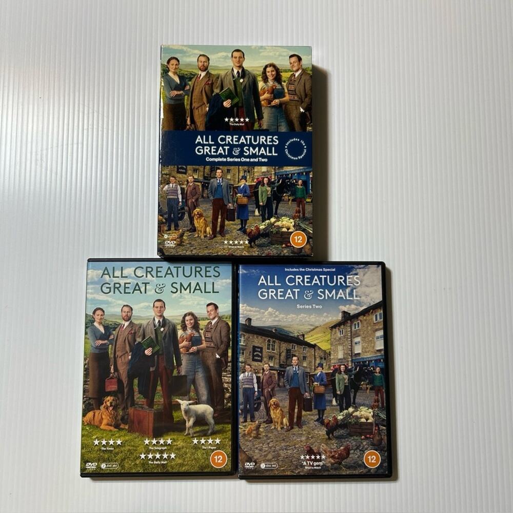 DVD All Creatures Great & Small Series 1-2 British TV Comedy Drama REGION 2